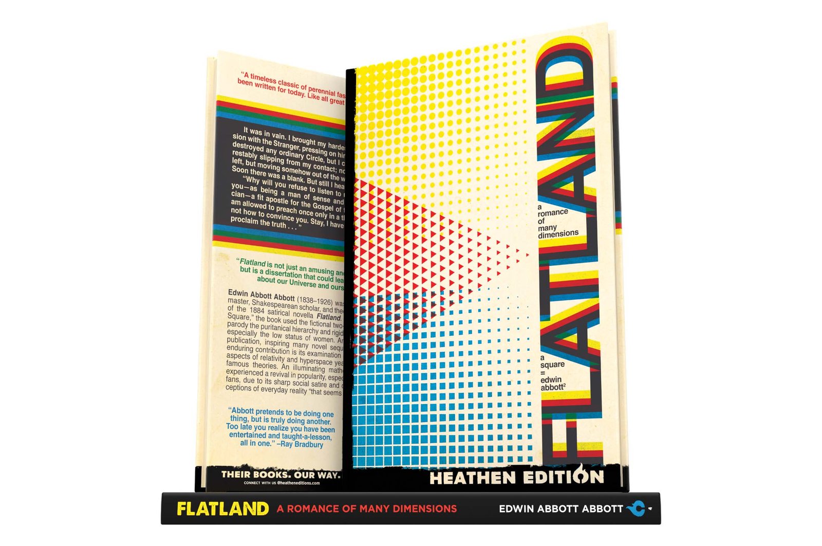 Flatland by Edwin Abbott Abbott (Heathen Edition)