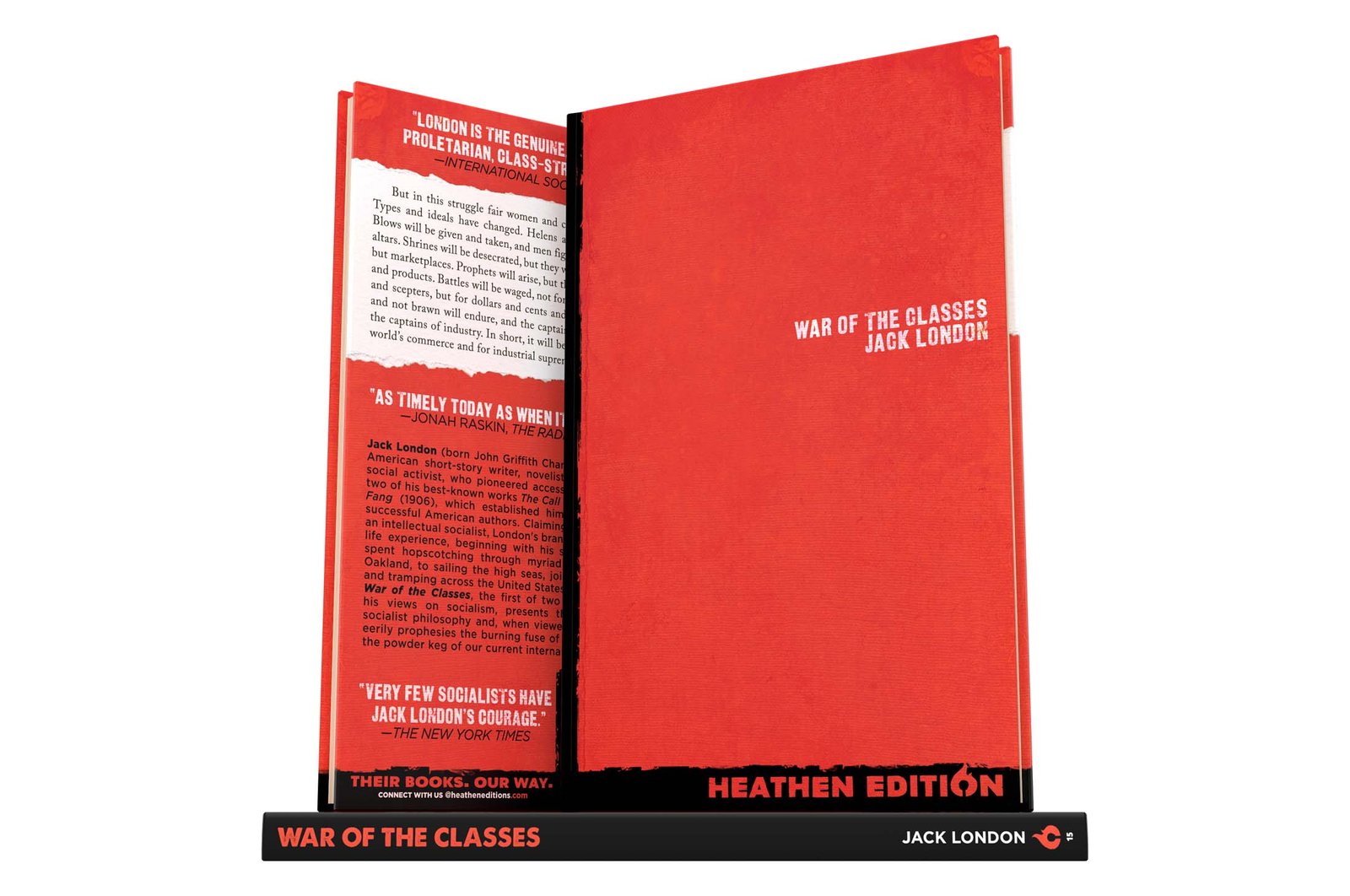 War of the Classes by Jack London (Heathen Edition)