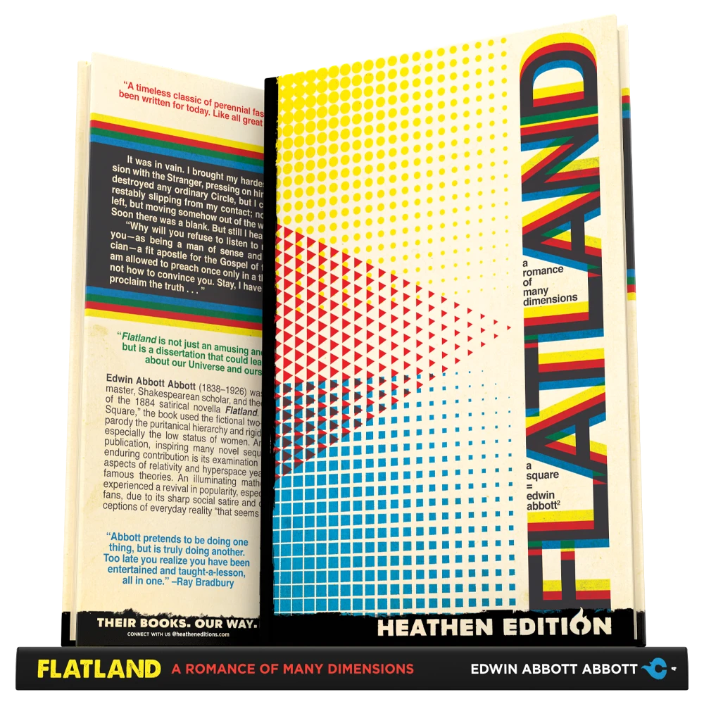 Flatland by Edwin Abbott Abbott (Heathen Edition)