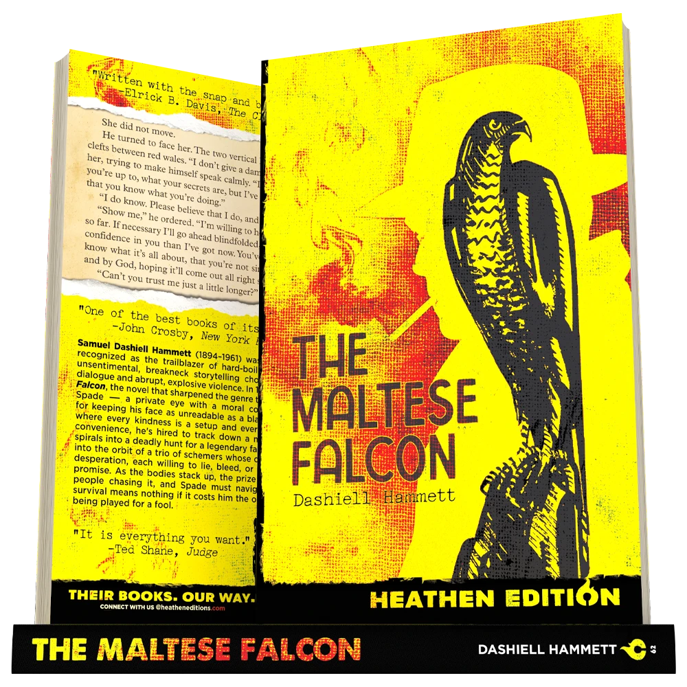 The Maltese Falcon by Dashiell Hammett (Heathen Edition)