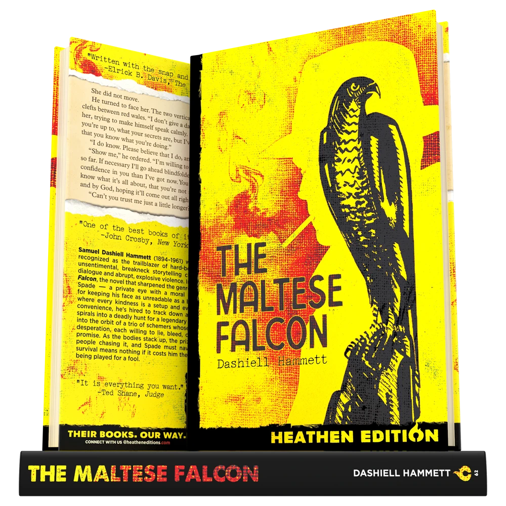 The Maltese Falcon by Dashiell Hammett (Heathen Edition)