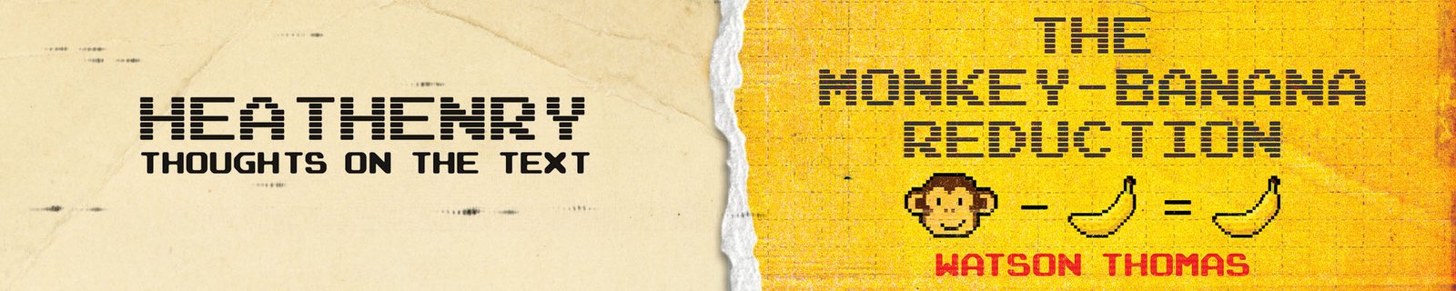 Heathenry - The Monkey-Banana Reduction