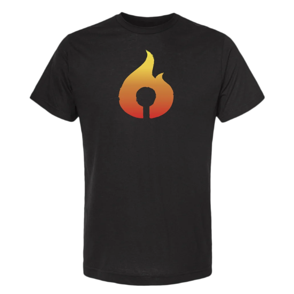 Heathen Flame T-Shirt - Front